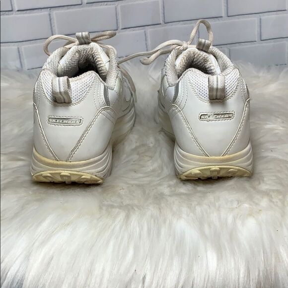 Skechers Shape Ups #11800 White Fitness Shoe Sz 9 - Picture 3 of 7